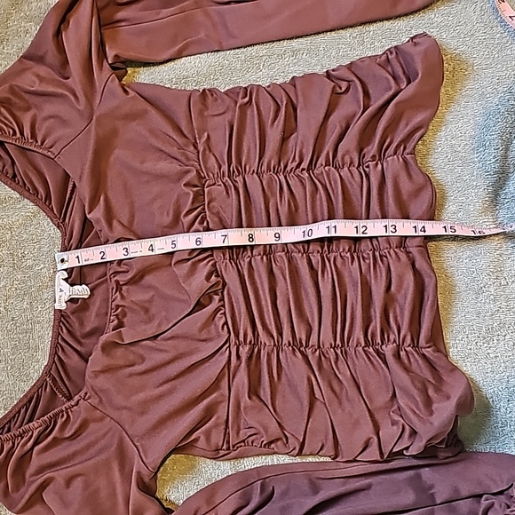 STUNNING LOVE WISH SMOCK SEMI CROP TOP - Picture 8 of 10